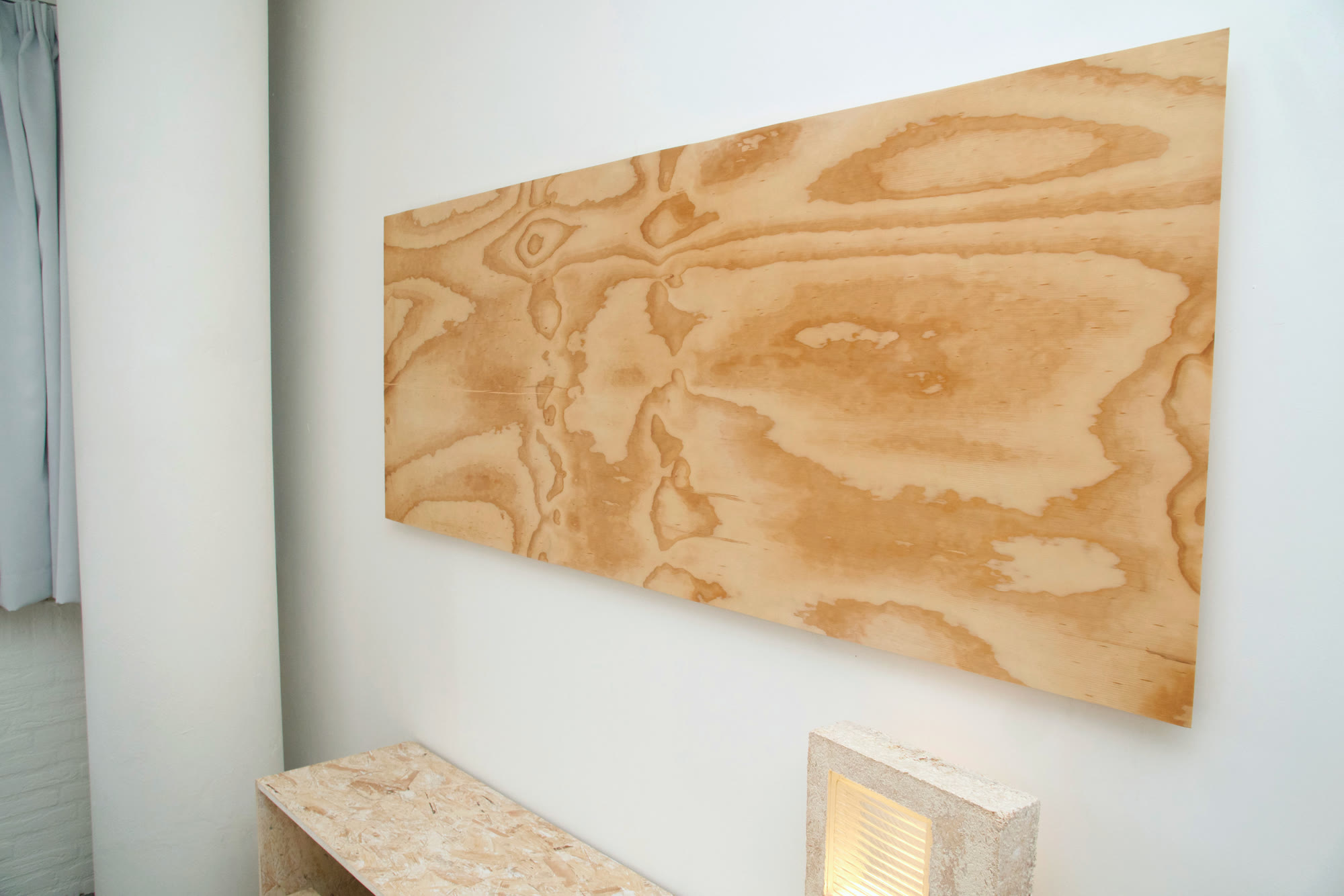 Wooden wall piece