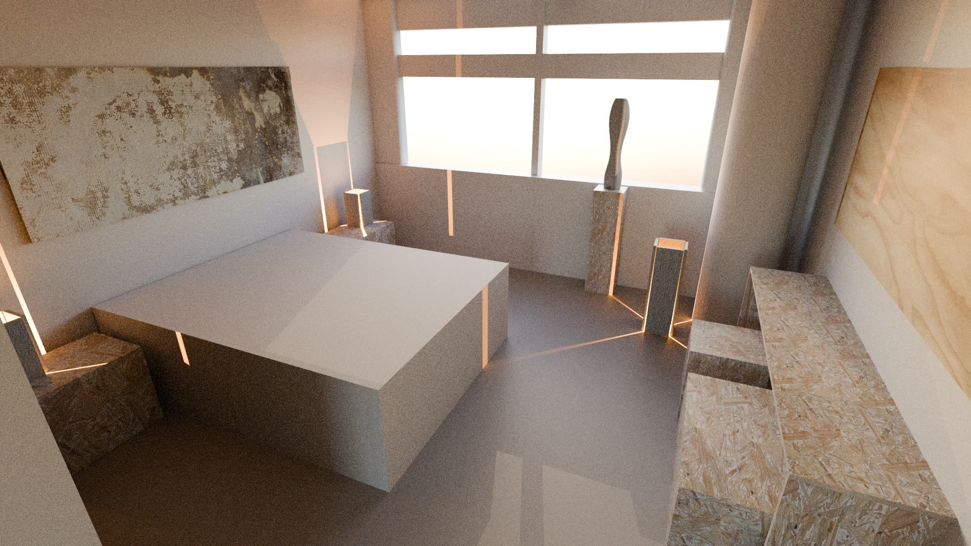 3D model of the room design