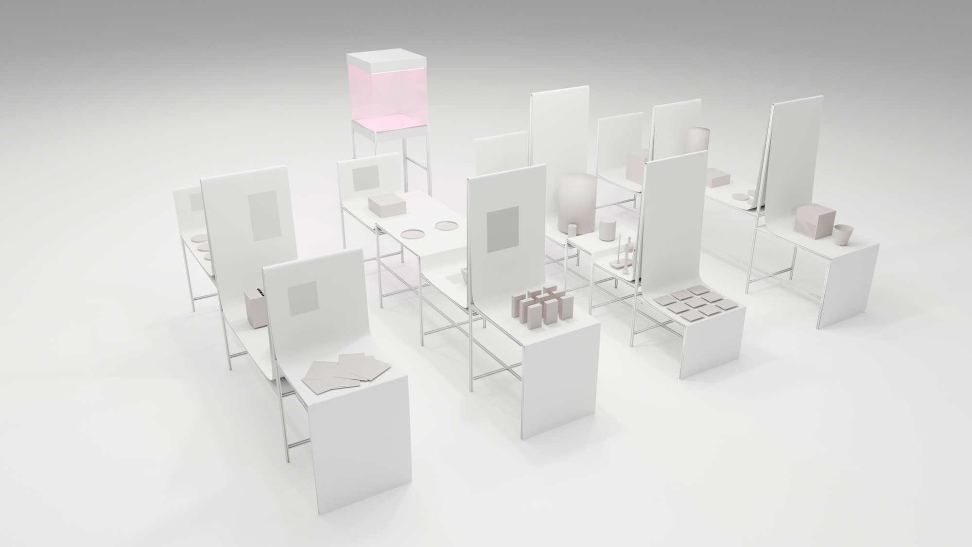 Render of the parallel layout configuration